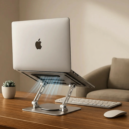 Suporte em Alumínio para Laptop